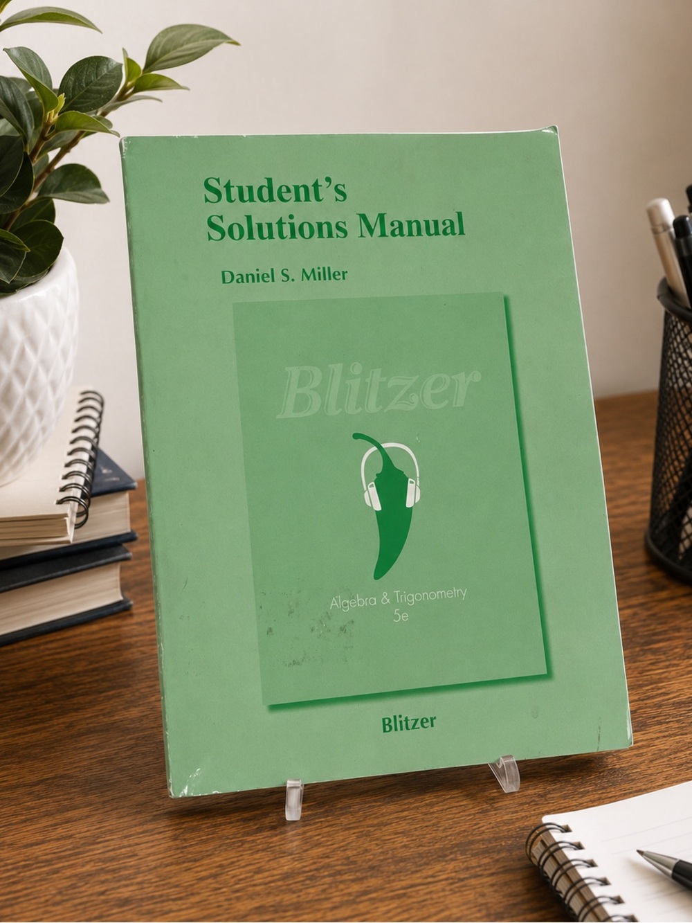 Blitzer Algebra & Trigonometry 5th Ed Student Solutions Manual Pearson Math Book